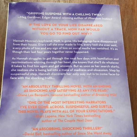 Gone without a trace by Mary Torjussen book novel - Picture 5 of 6